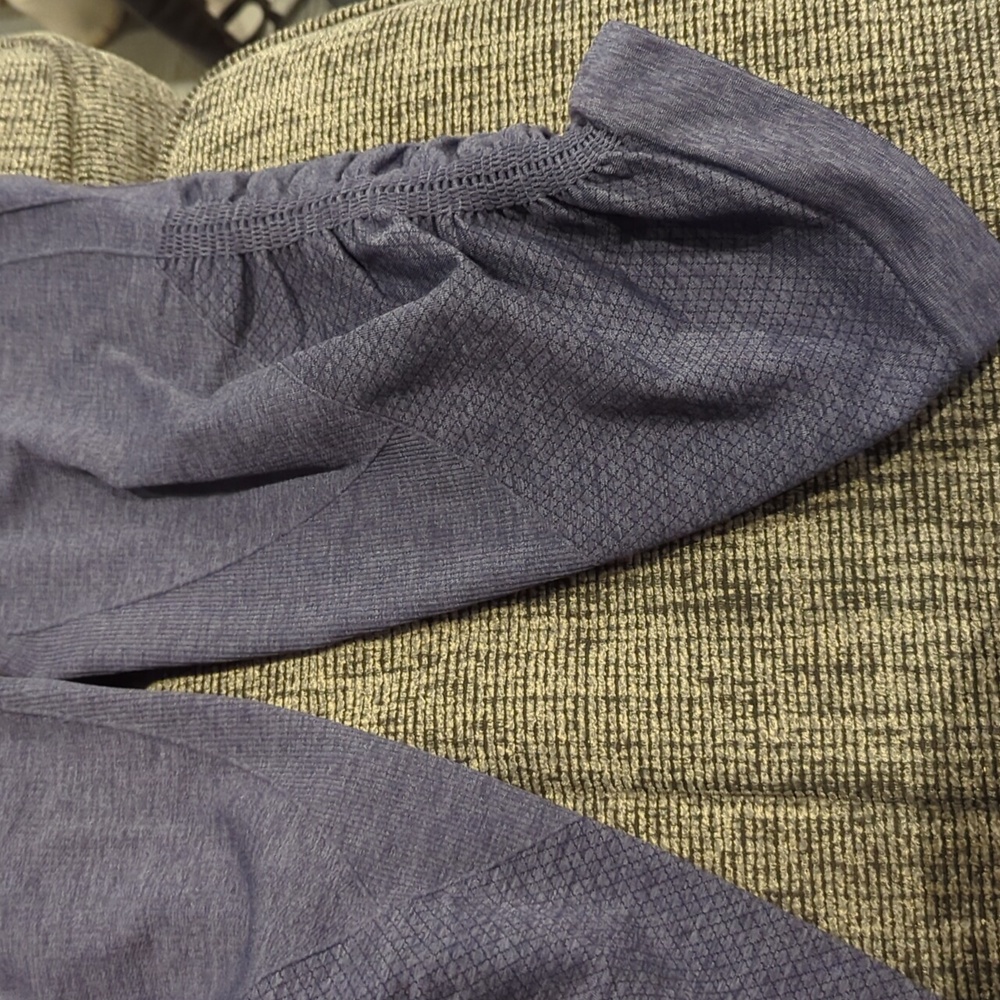 Lululemon In The Flow Crop II Heathered Inkwell - Picture 12 of 14